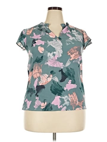 Nine West Short Sleeve Blouse (view 1)