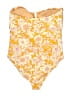 J.Crew Floral Yellow One Piece Swimsuit Size 16 - photo 2