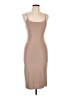 Mind Code Solid Tan Cocktail Dress Size L (estimated) - photo 1