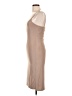 Mind Code Solid Tan Cocktail Dress Size L (estimated) - photo 5