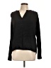 Splendid 100% Viscose Black Long Sleeve Blouse Size L - photo 1