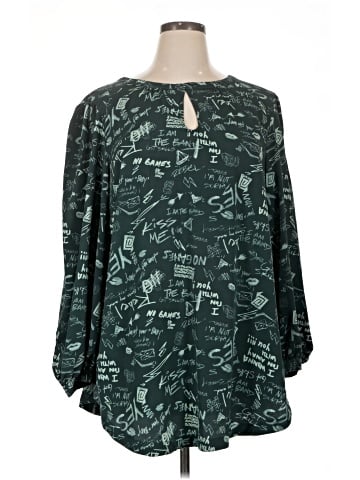 Melissa McCarthy Seven7 Long Sleeve Blouse (view 1)