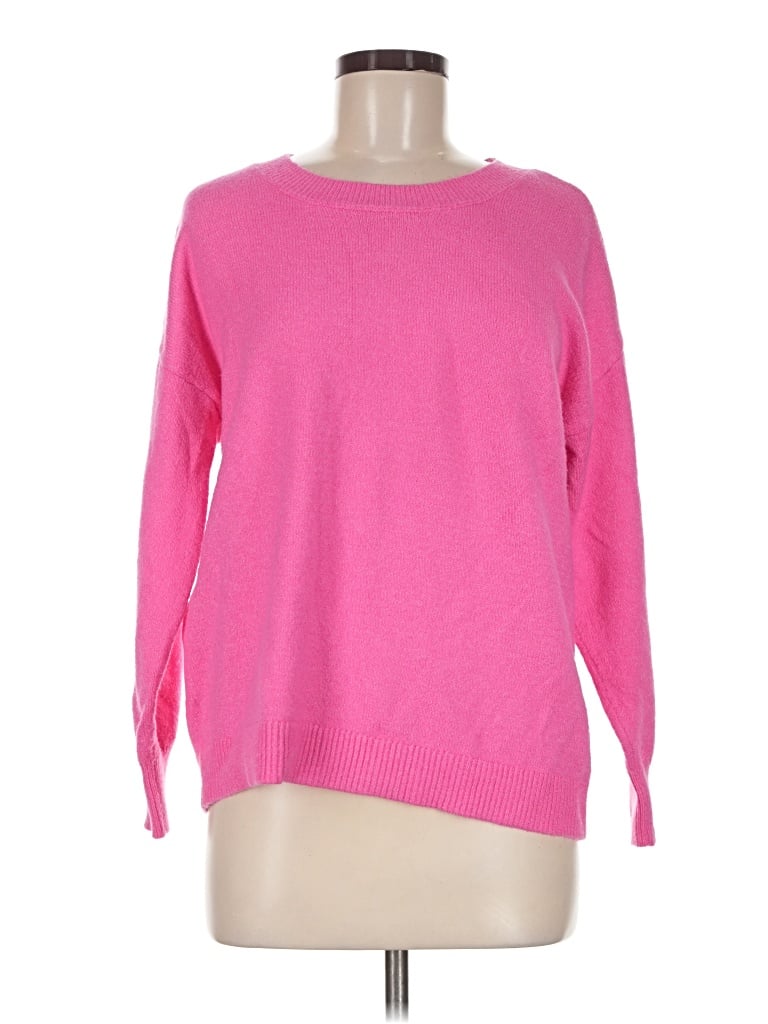 Pre-owned Ann Taylor Loft Pullover Sweater In Pink