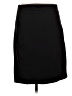 Daisy Fuentes Solid Black Casual Skirt Size L - photo 2