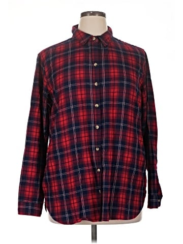 Jachs Girlfriend Long Sleeve Button-Down Shirt (view 1)