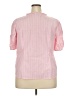 Talbots 100% Cotton Pink Short Sleeve Blouse Size 2X Petite - photo 2