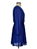 Miami 100% Polyester Solid Blue Casual Dress Size S - photo 4