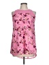 Eyeshadow 100% Polyester Pink Sleeveless Blouse Size 10 - photo 1