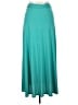 Curations Solid Teal Casual Skirt Size XL - photo 1