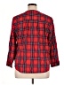 Old Navy 100% Cotton Plaid Red 3/4 Sleeve Button-Down Shirt Size XL Petite - photo 2