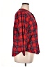 Old Navy 100% Cotton Plaid Red 3/4 Sleeve Button-Down Shirt Size XL Petite - photo 4