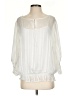 Katherine Barclay 100% Polyester Ivory 3/4 Sleeve Blouse Size S - photo 1