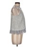 Mud Pie Blue Sleeveless Blouse Size M - photo 4