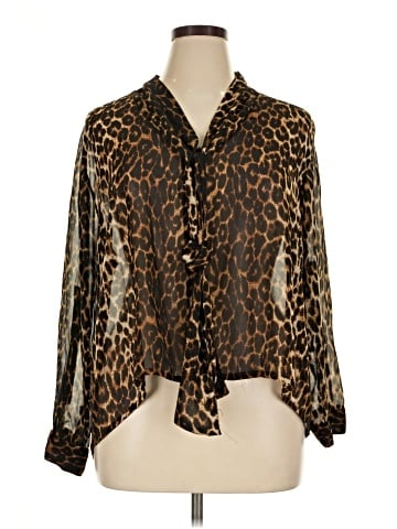 Fun & Flirt Long Sleeve Blouse (view 1)