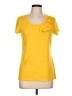 Zoe D. Yellow Short Sleeve T-Shirt Size L - photo 1