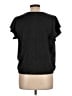 Chenault Black Short Sleeve Blouse Size L - photo 2