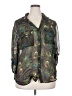 Sara Michelle Paisley Green 3/4 Sleeve Blouse Size 3X (estimated) - photo 1
