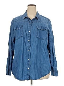 Boutique + Long Sleeve Button Down Shirt