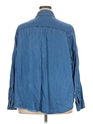 Boutique + Long Sleeve Button-Down Shirt (view 2)