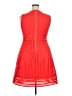 J.Crew 100% Polyester Solid Red Orange Cocktail Dress Size 18 - photo 2