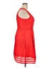J.Crew 100% Polyester Solid Red Orange Cocktail Dress Size 18 - photo 4