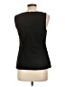 CAbi 100% Cotton Black Sleeveless Blouse Size 12 - photo 2