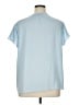 The Limited 100% Polyester Blue Short Sleeve Blouse Size XL - photo 2