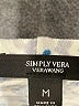 Simply Vera Vera Wang Print Blue Shorts Size M - photo 3