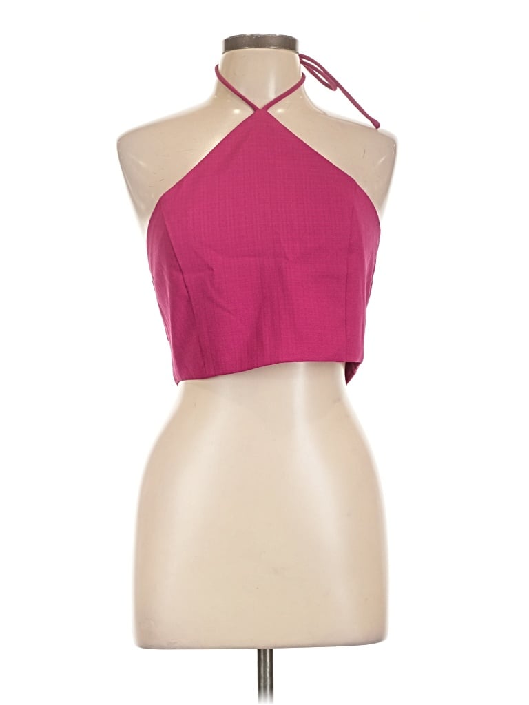 Fashion Nova Sleeveless Blouse: Pink Tops - Size Large