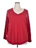 Torrid Red Long Sleeve Top Size 3X Plus (3) - photo 1