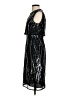 BCBGMAXAZRIA 100% Polyester Metallic Black Cocktail Dress Size 2 - photo 5