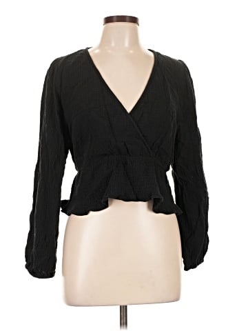 Madewell Lightspun Julianne Smocked-Waist Top (view 1)
