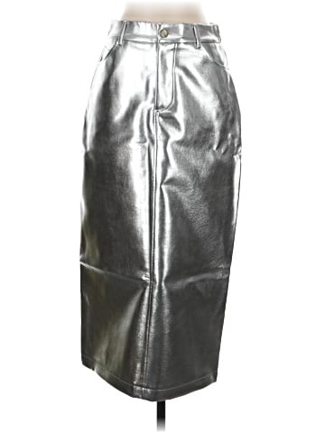 7 For All Mankind Faux Leather Skirt (view 1)
