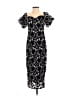 Shoshanna 100% Polyester Stars Black Cocktail Dress Size 0 - photo 1