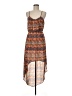 Papaya 100% Polyester Paisley Orange Casual Dress Size M - photo 1