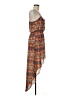 Papaya 100% Polyester Paisley Orange Casual Dress Size M - photo 4