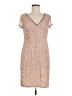 Papell 100% Polyester Tan Cocktail Dress Size 6 - photo 1