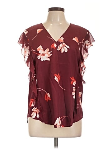 Lauren by Ralph Lauren Short Sleeve Blouse (view 1)