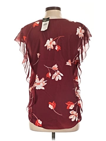 Lauren by Ralph Lauren Short Sleeve Blouse (view 2)