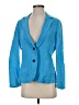 Pure Collection 100% Linen Blue 3/4 Sleeve Top Size 4 - photo 1