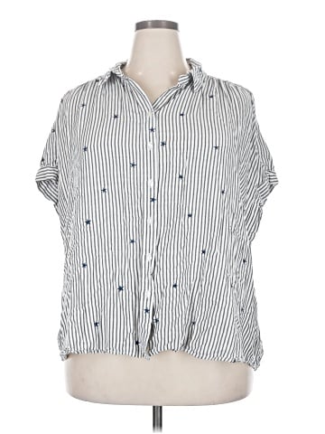 Jane and Delancey Short Sleeve Button-Down Shirt (view 1)