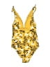 Roxy Print Yellow One Piece Swimsuit Size XS - photo 2