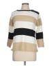Pierre Cardin 100% Cotton Stripes Ivory Pullover Sweater Size L - photo 1