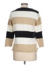 Pierre Cardin 100% Cotton Stripes Ivory Pullover Sweater Size L - photo 2