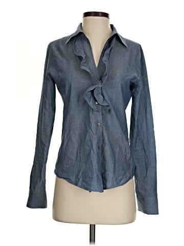 Theory Long Sleeve Blouse (view 1)