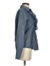 Theory Blue Long Sleeve Blouse Size S - photo 4
