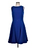 Eliza J Solid Blue Cocktail Dress Size 10 - photo 1