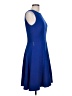 Eliza J Solid Blue Cocktail Dress Size 10 - photo 4