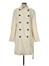 Anne Klein 100% Polyester Ivory Trenchcoat Size M - photo 1