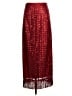 Saylor 100% Polyester Burgundy Formal Skirt Size S - photo 1